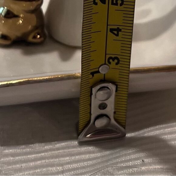 Sagebrook Home White Ceramic Jewelry Tray Decorative Plate Tree Bunny Gift - Picture 7 of 9